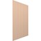 Ekena Millwork 94H x 1/4T Adjustable Wood Slat Wall Panel Kit w/ 3W Slats, Alder contains 15 Slats SWW60X94X0250AL - alternate 3